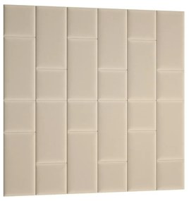Zestaw 24 paneli tapicerowanych QUADRATTA 180x180 beżowy ELTAP