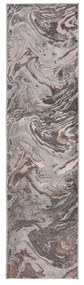 Szaro-beżowy chodnik 60x230 cm Marbled – Flair Rugs