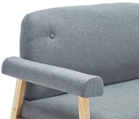 Tapicerowana sofa 2-osobowa Uxis 2G - jasny szary