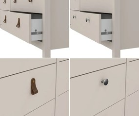 Komoda pokojowa z szufladami Madrid 4+4, kaszmir mat