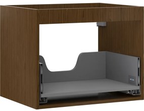 Mexen Box-A korpus szafki podumywalkowej 60 cm, 1 szuflada, orzech - 91AX0-0600-470-1-86