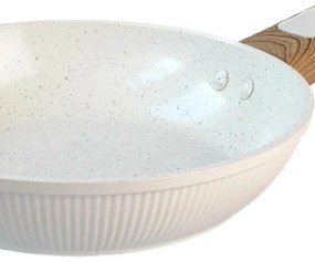 Kitchisimo Patelnia z powłoką ceramiczną Bianco 24 cm, śred. 24 cm