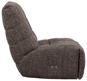 Antracytowy częściowo rozkładany fotel wypoczynkowy Hein – WOOOD