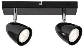 Rabalux 73017 - Oświetlenie punktowe PERICO 2xGU10/5W/230V czarny
