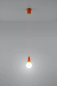 Pomarańczowa lampa wisząca industrialna - EX541-Diegi