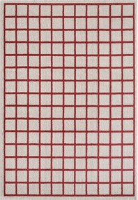 Czerwony/beżowy dywan 120x170 cm Picnic – ESTE