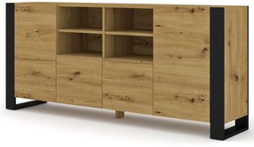 Komoda z szafkami dąb artisan H6-H63