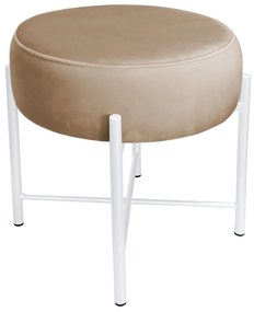 Taboret Pola noga metalowa biała MG06