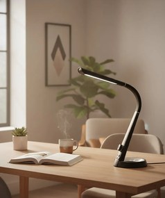 Czarna Nowoczesna Lampka Na Biurko Led H3-P60