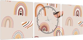 Obraz - Kreacje marzeń N⁰1 (z zegarem) (90x30 cm)