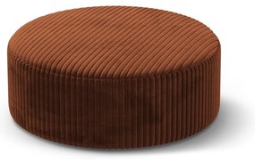 Ceglasty sztruksowy puf Dia – Micadoni