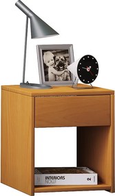 Drewniany stolik nocny szuflada Sledo Mini