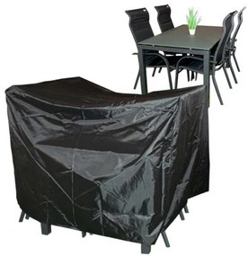 Czasza parasola ochronny na stół 150x90 cm + 4 krzesła Miami