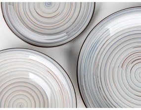 Banquet 30-częściowy zestaw jadalny Spiral  Grey