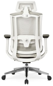 Fotel Biurowy Ergonomiczny Obrotowy SKY Beżowy Nowoczesny
