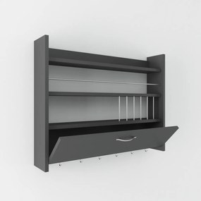 Półka kuchenna Knott Anthracite