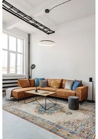 Koniakowy narożnik z imitacji skóry (lewostronny) Copenhagen – Scandic