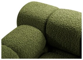 Zielona sofa modułowa z materiału bouclé 282 cm Bellis – Micadoni Home