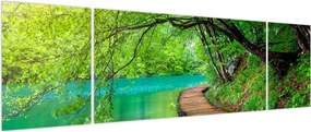 Obraz - Jeziora Plitwickie (170x50 cm)