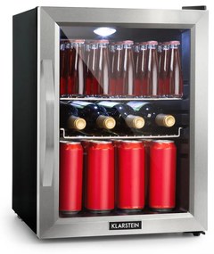 Klarstein Beersafe 55.2cm 33L Lodówka na Napoje Czarny/Srebrny