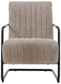 Beżowy fotel Trout – Unique Furniture