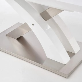 Stół SANDOR 2 160(220)x90 biały rozkładany HALMAR