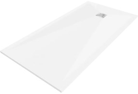 Mexen Stone+ brodzik kompozytowy prostokątny 180 x 90 cm, biały - 44109018