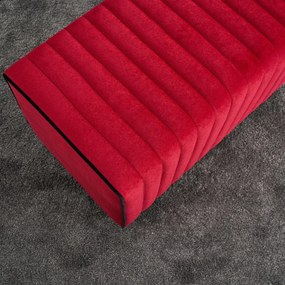 Stołek Mabel Pouf Czerwony