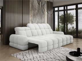 Narożnik TOLLO MINI S Prawostronny Elektryczna regulacja Bubble 01 kolor Biały WERSAL