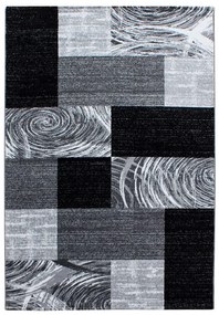 Dywan nowoczesny Parma prostokąty szaro-czarny 240 cm x 340 cm
