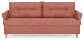 Kanapa sofa 3 os z funkcją spania ELITE Czerwony