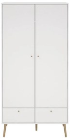 Biała szafa 99x200 cm Bodo – Tvilum