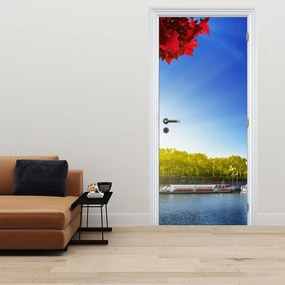 Fototapeta na drzwi - Jesień w Paryżu (95x205cm)