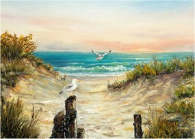 Obraz - Piaszczysta plaża (70x50 cm)