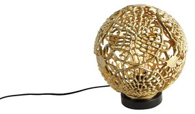 Lampa stołowa w stylu art deco złota - Maro ArtDeco Oswietlenie wewnetrzne