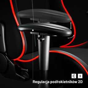 Fotel gamingowy LED RGB czarny Diablo X-Starter