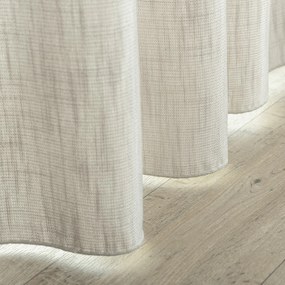 Zasłona na taśmie marszczącej strukturalna beżowa 140 x 280 cm 1 szt.