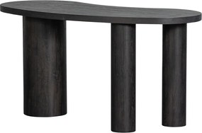 Ciemnobrązowa konsola w dekorze sosny 70x150 cm Maan – WOOOD