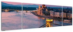 Obraz - Panorama miasta, Budapeszt, Węgry (170x50 cm)
