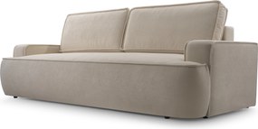 Masseno Sofa SOLO z funkcją spania i pojemnikiem na pościel, Rozkładana sofa - Beżowy, GERRA 15