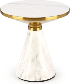 Nowoczesny biały stolik kawowy F4-D26