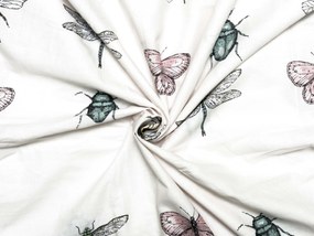 PrzytulneMieszkanie.pl PrzytulneMieszkanie.pl Bawełniana pościel do łóżeczka TINY WINGS biała Rozmiar pościeli: 45 x 65 cm | 90 x 135 cm