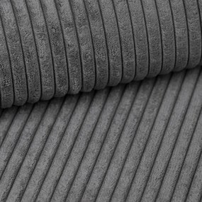 Szare tapicerowane łóżko dwuosobowe ze schowkiem ze stelażem 180x200 cm Lando – Meise Möbel