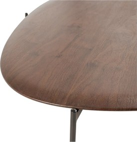 Stolik w ciemnym naturalnym kolorze 97x121 cm Kota – WOOOD