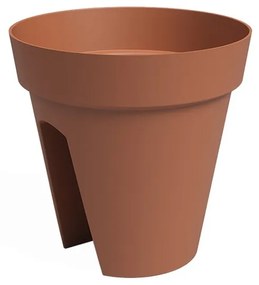 Wisząca doniczka na balustradę z plastiku z recyklingu ø 30 cm Capri – Artevasi