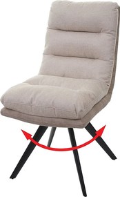 Krzesło do jadalni MCW-G66,  kremowy