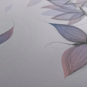 Obraz - Rysowanie motyli (z zegarem) (90x30 cm)