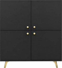 Komoda GALIO 100 cm do Salonu Sypialni Czarny