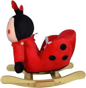 Pluszowa biedronka na biegunach, 68 x 33 x 47 cm