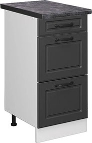 Szafka dolna do kuchni antracytowy domek wiejski 40x60x81.6 r-line